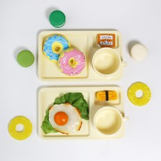 Awaken Sense 馬卡龍早午餐 2件組, 奶油米, 2套