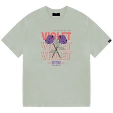 HX 남성용 통기성 오버핏 박스핏 빅사이즈 반팔 티셔츠 HX1053