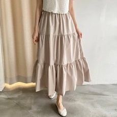 보리맘 임산부 아이 캉캉 롱 스커트 a778
