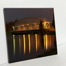 HTP 磁磚畫 C2219 芬蘭河岸夜景