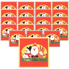 해피 크리스마스 카드, 산타와친구들(카드), 랜덤발송(봉투), 20개
