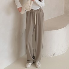 보리맘 츄핑 와이드 무지 밴딩 팬츠 임부복