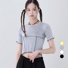 Awesomearound 女款線條短袖T恤
