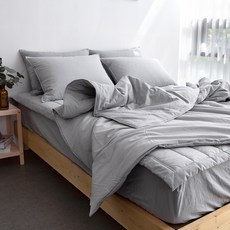 HYGGE 素色水洗20支棉基本寢具組