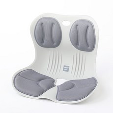 wellease 護脊矯正坐墊, 灰色, 韓國製造, 不適用