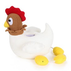 DING DONG PET 布穀鳥帶蛋鼻托玩具, 混色, 1個