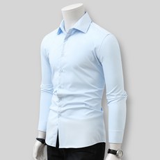 블루포스 남성용 레스언 긴팔 남방 와이셔츠