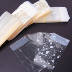 自黏式透明opp包裝袋, 200個