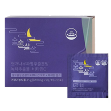 SulSal 纖活綠茶酒後救星錠, 1盒, 45g