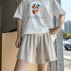 찰랑 와이드 캐주얼 임산부 반바지