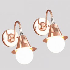 Saetbyeol House Bano壁燈 2入, 玫瑰金
