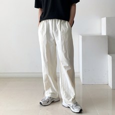 DANGOON 男款防風機能超輕量寬版鬆緊長褲