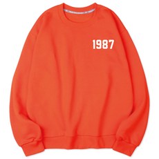 VENHIT 1987數字印花寬鬆棉質大學T恤