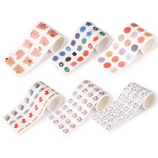 indigoshop -微米表達式蒙版膠帶6套, 1套, 混合顏色