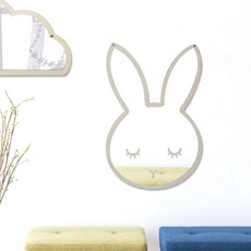BKL Line 室內裝飾壓克力鏡 25 x 36 cm, 兔子造型