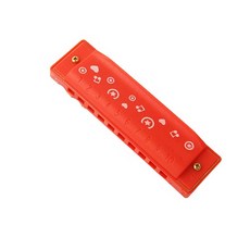 兩種顏色口琴 09音階, 紅色的, 單品