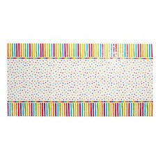 Market Pio 廚房彩虹派對一次性桌布 類型3, 3個, 1個