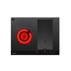 린나이 하이브리드 전기레인지 3구 650 와이드 타입, RBE-IR3240ABWD, 빌트인