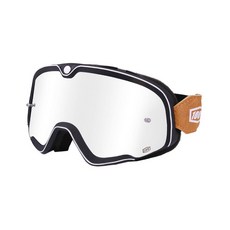 Naya Style復古風防風摩托車護目鏡 QN-30-5, 黑色（框架），銀色（膠片）