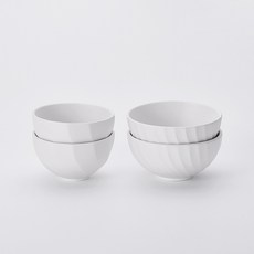 네오플램 론다 테이블웨어 공기 대접 4종 세트, 단일속성, 1세트, 공기 2p + 대접 2p