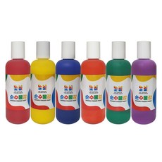 NOLMI 純漆彩玩原色指漆紅+黃+藍+橙+綠+紫, 6 種顏色, 160ml