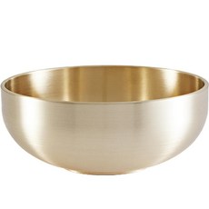 Anseongmatchum 鍮器湯碗, 1個, 金色