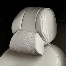 detailing Uvenblock Meister 頭枕 車用記憶棉頸枕 第一排專用 EV3 SV1, 棉米色, 1個