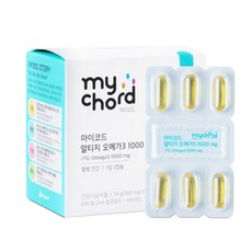 마이코드 알티지 오메가3 1000mg, 1개, 60정
