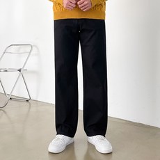 JHSTYLE 男士隱藏彈力半寬版刷毛黏合棉質長褲 INROK575