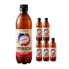 nexba 玫瑰檸檬水無糖康普茶, 6瓶, 450ml