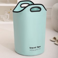 소니오 심플컬러 다용도 접이식 빨래바구니, 04 블루