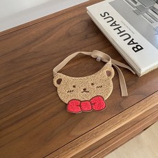 Bonjour Toutou 狗狗 Hi bear 披肩, 1個, 棕色