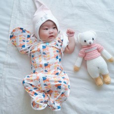 SCANDI mom 竹纖維蝴蝶包巾 S號