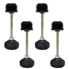 Empire 家具腿 Silercon 高度可調腳凳帽 30 毫米 4 件 + 矽膠 m8100F 4 件套, 混色