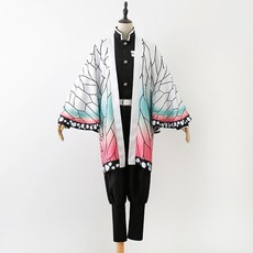 萬聖節鬼滅之刃角色服裝 胡蝶忍款+襪子組