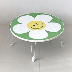 bebe day 可折疊微笑雛菊圓形桌 你是我的花桌款, 你是我的花雕像