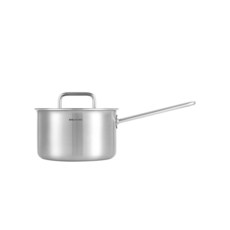 EDELKOCHEN 3層316不鏽鋼單柄湯鍋+鍋蓋 300EVERNB161, 單色, 直徑16cm*高12cm