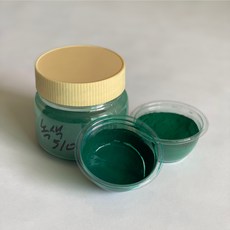WITH블럭 산화철 안료 시멘트 색소 분말, 1개, 500g, 녹색