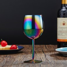 304不鏽鋼酒杯 有光 彩虹, 330毫升, 1個