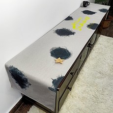 PDS홈 미니멀 라이프 현대적인 테이블 러너, 02, 35 x 280 cm