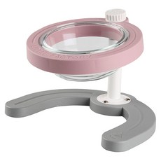 리틀팩토리 반려동물 유리 식기 1구 기본형 12~20cm, 핑크, 1개