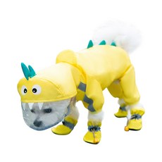 狗狗恐龍雨衣, 黃色