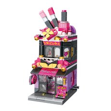 City corner 時尚化妝品店積木 C0103, 混合色, 1個
