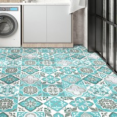 quardi 地板幾何形狀, 薄荷綠