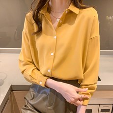 露娜女孩簡單基本款襯衫