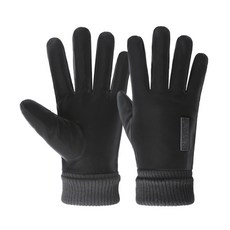 Market A 防寒騎行觸控螢幕手套, 黑色
