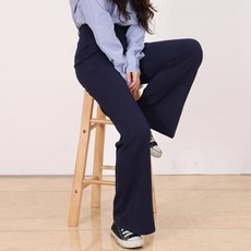 PAPERMENTS 女款彈力寬鬆喇叭褲