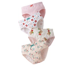 女童 J-Cell 喜愛胡蘿蔔兔 三角內褲 4件組 P820