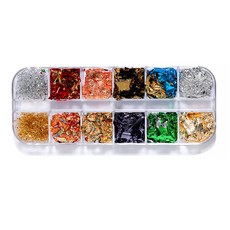 마켓A 셀프네일 자개파츠 12종 세트, 1개, TYPE9