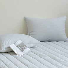 아임베딩 슈퍼쿨 시어서커 리플 여름 베개커버